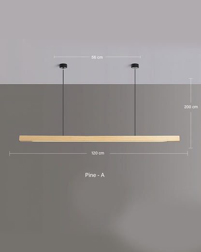 TRONCO Real Wood Pendant LED Light