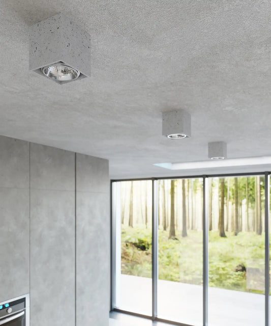 VALDE Concrete Ceiling Light