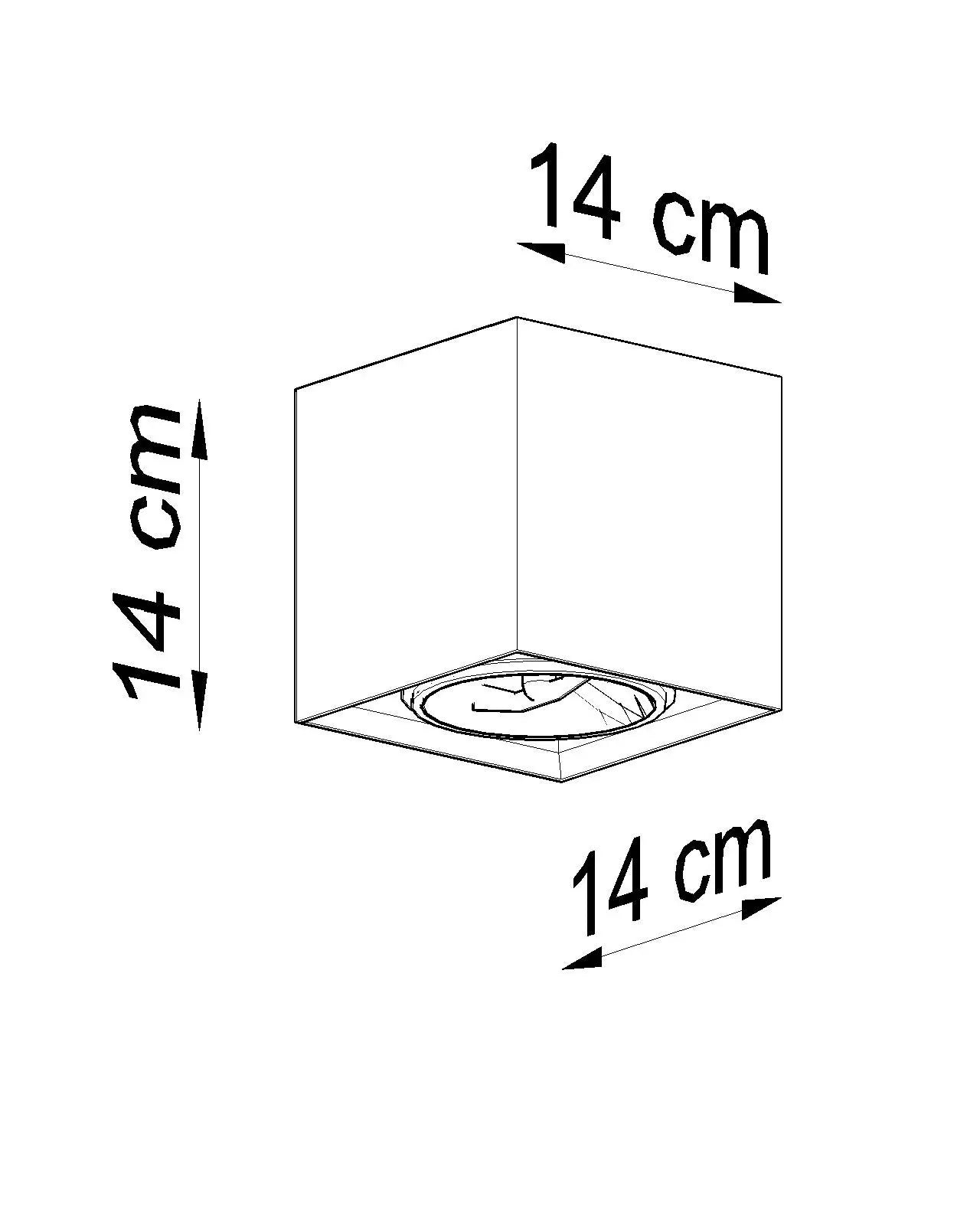 VALDE Concrete Ceiling Light